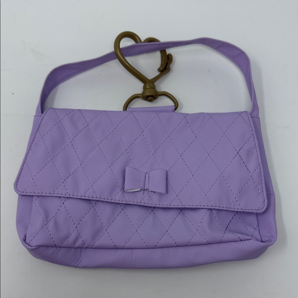 Girl’s Lavender Quilted Handbag 9x5”Purple Purse